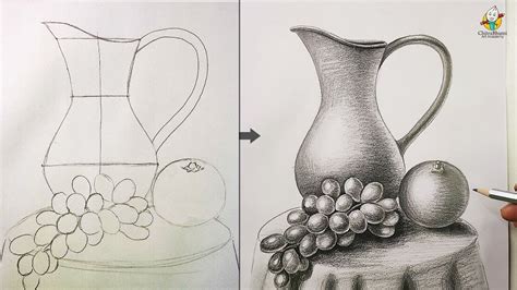 non living things easy drawing|Still Life Drawings .